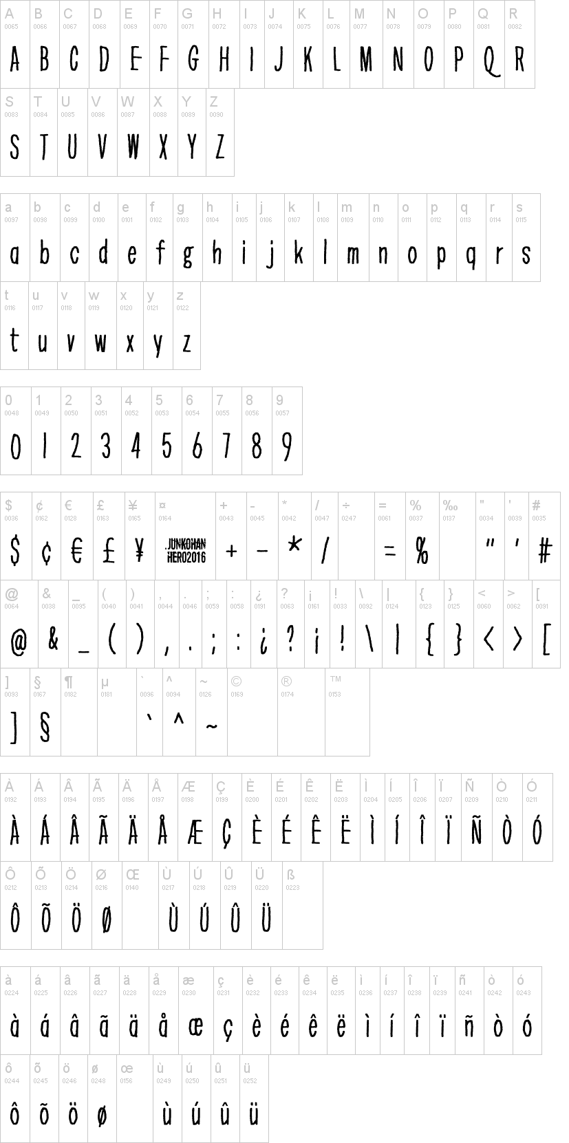 Greater than the sum of its parts字符映射图