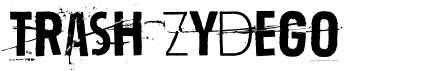 Trash ZydegoFree font download