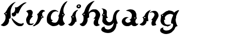 KudihyangFree font download