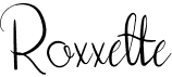 RoxxetteFree font download