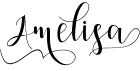 amelisaFree font download