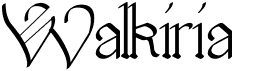 WalkiriaFree font download