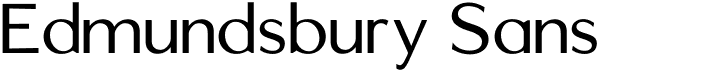 Edmundsbury SansFree font download