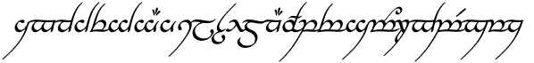 Tengwar AnnatarFree font download