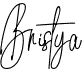 BristyaFree font download