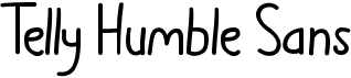 Telly Humble SansFree font download