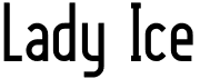 Lady IceFree font download