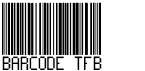 Barcode TFB免费字体下载