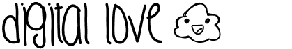 Digital LoveFree font download