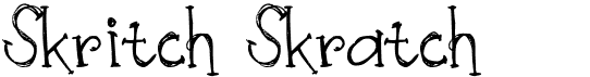 DJB Skritch SkratchFree font download