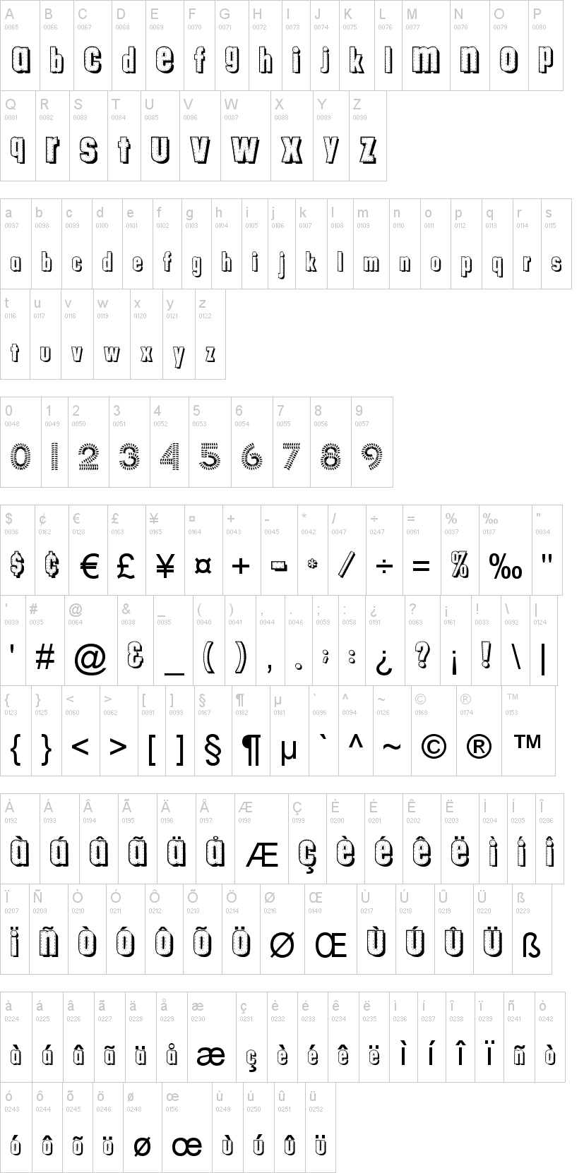 TungFont Alpha 003