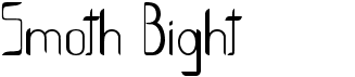 Smoth BightFree font download