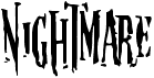 Nightmare 5Free font download