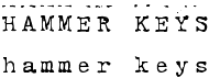 Hammer KeysFree font download