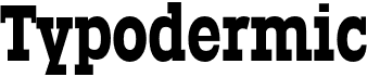 TypodermicFree font download