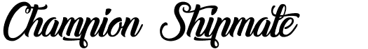 Champion ShipmateFree font download