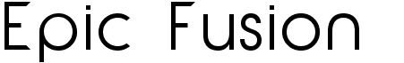 Epic FusionFree font download