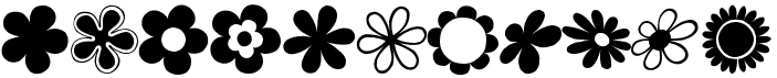 Saru's Flower DingFree font download