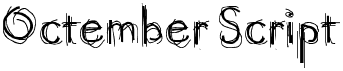 Octember ScriptFree font download