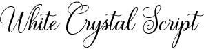 White Crystal ScriptFree font download