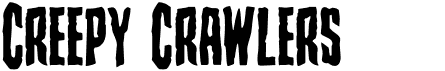 Creepy CrawlersFree font download