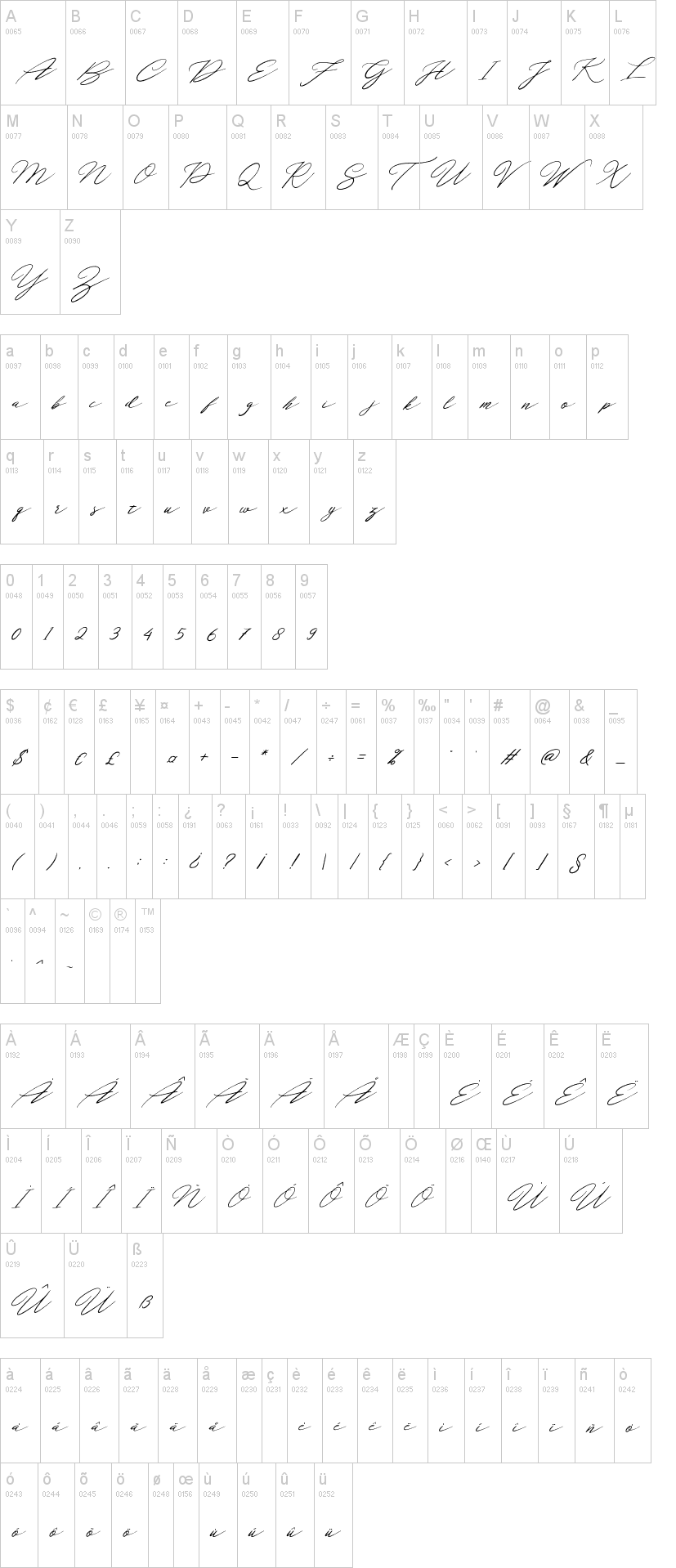 Localghost字符映射图
