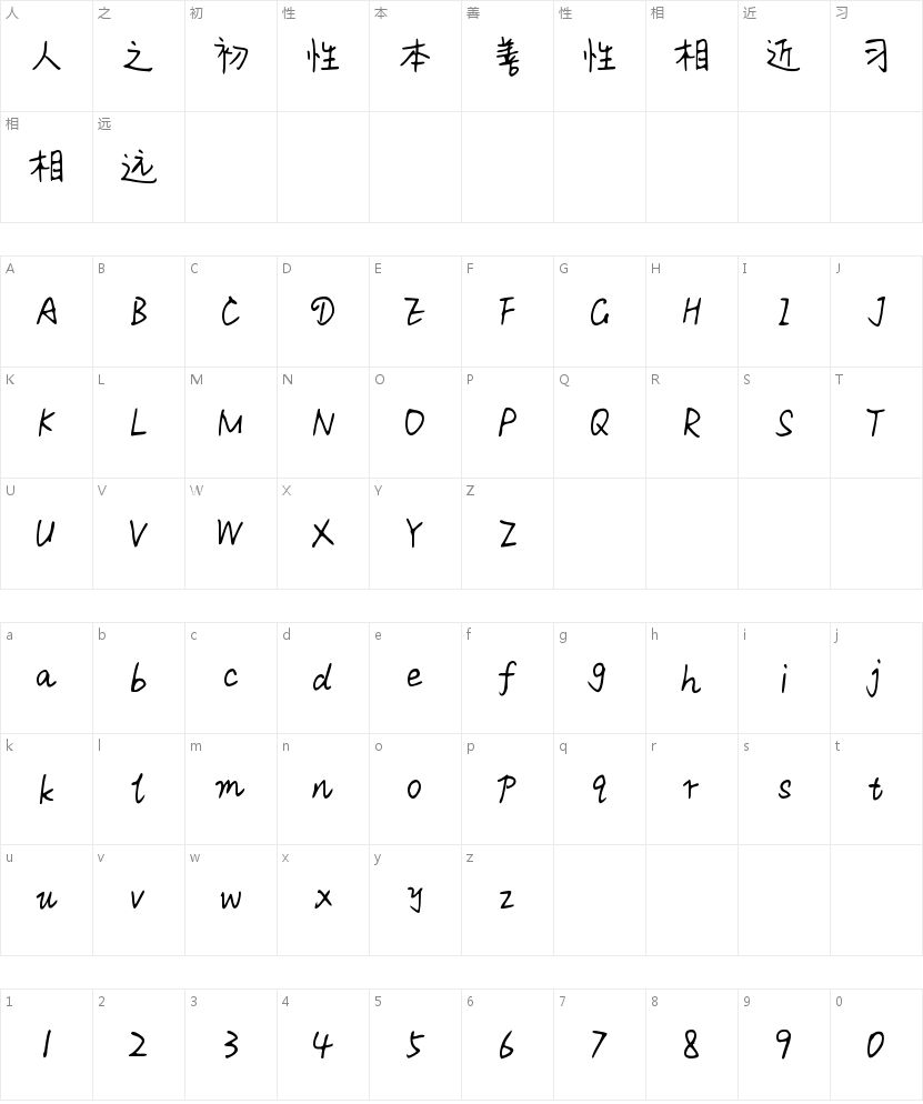 Font housekeeper xihe