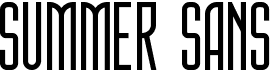 Summer SansFree font download