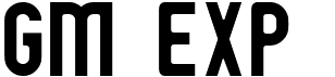 GM ExpFree font download