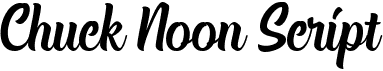 Chuck Noon ScriptFree font download