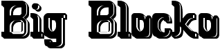 Big BlockoFree font download