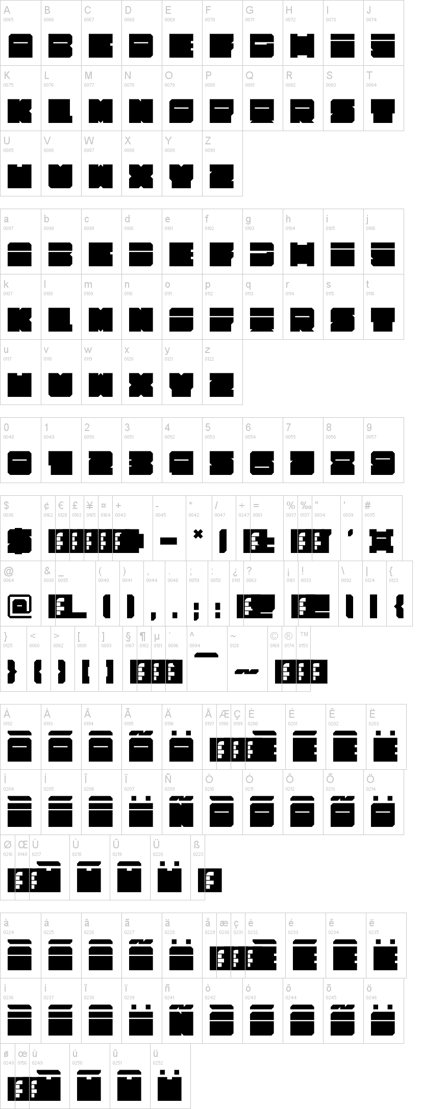 alpha 63字符映射图