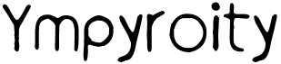 YmpyroityFree font download