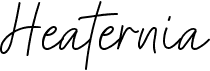 HeaterniaFree font download