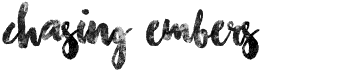 Chasing EmbersFree font download