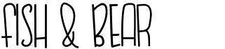 Fish & BearFree font download