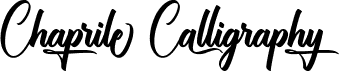 Chaprile CalligraphyFree font download