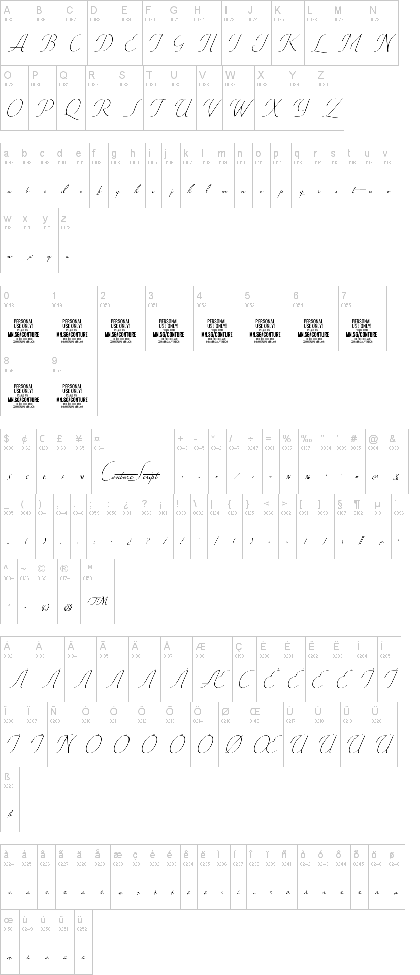 Conture Script