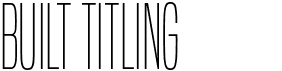 Built TitlingFree font download