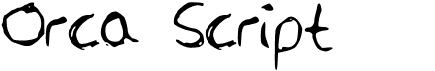 Orca ScriptFree font download