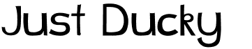 Just DuckyFree font download