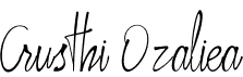 Crusthi OzalieaFree font download