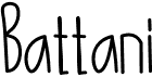 BattaniFree font download