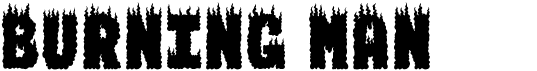 Burning ManFree font download