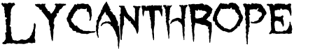 LycanthropeFree font download
