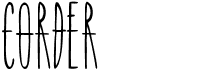 CorderFree font download