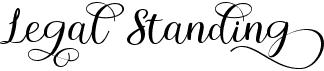 Legal StandingFree font download