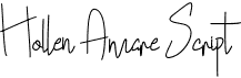 Hollen Amare ScriptFree font download