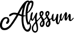 AlyssumFree font download