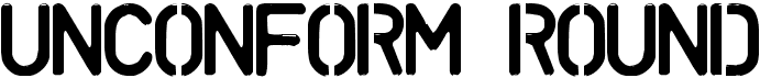 Unconform RoundFree font download